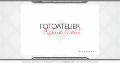 Desktop Screenshot of fotoatelier-wahl.de